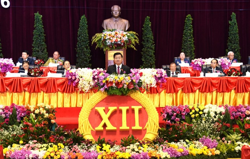 Khai mạc Đại hội đại biểu toàn quốc lần thứ XII Đảng Nhân dân Cách mạng Lào 